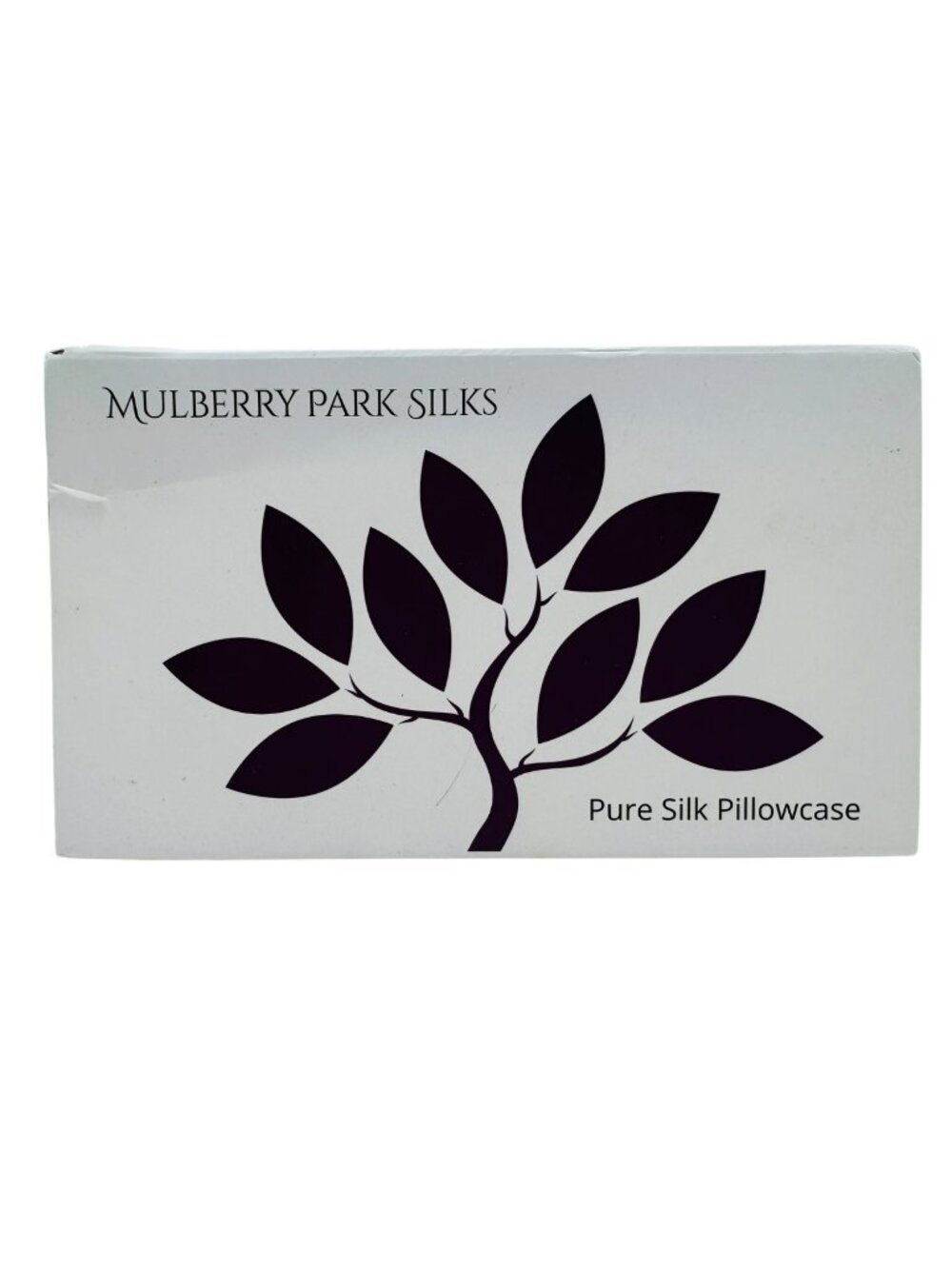 Mulberry Park Silks Pure Silk Pillowcase 30 MM Standard Ivory OEKO-TEX Certified